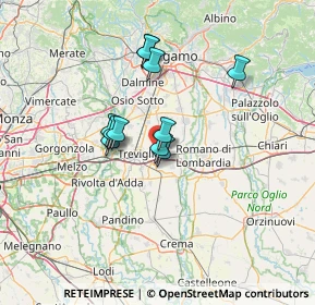 Mappa Via Gaetano Donizetti, 24043 Caravaggio BG, Italia (10.08727)