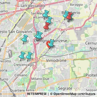 Mappa Via John Fitzgerald Kennedy, 20093 Cologno Monzese MI, Italia (2.0275)