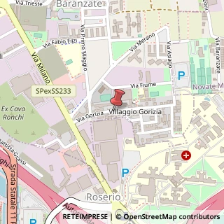 Mappa Via gorizia 34, 20021 Baranzate, Milano (Lombardia)