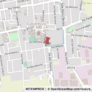 Mappa Piazza Garibaldi, 5, 20020 Casorezzo, Milano (Lombardia)