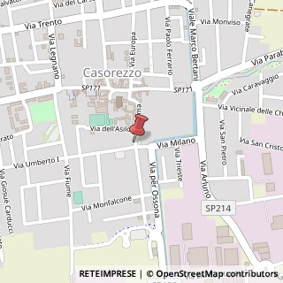 Mappa Piazza Garibaldi, 11, 20003 Casorezzo, Milano (Lombardia)