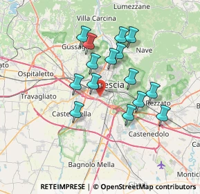 Mappa Via Pilastroni, 25125 Brescia BS, Italia (6.06733)