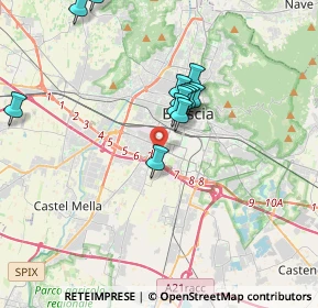 Mappa Via Pilastroni, 25125 Brescia BS, Italia (3.33083)