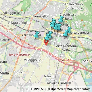 Mappa Via Pilastroni, 25125 Brescia BS, Italia (1.43385)