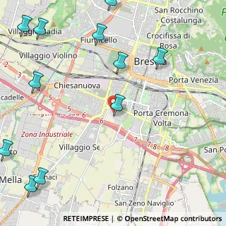 Mappa Via Pilastroni, 25125 Brescia BS, Italia (3.21)