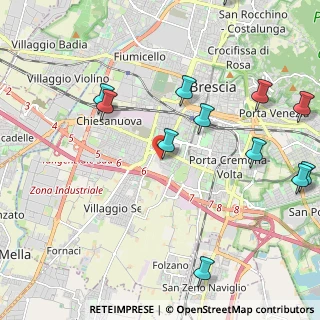 Mappa Via Pilastroni, 25125 Brescia BS, Italia (2.625)