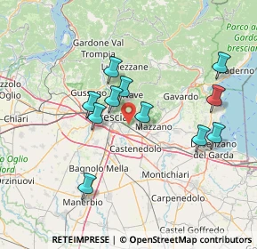 Mappa Via Temistocle Lovatini, 25135 Brescia BS, Italia (13.41364)
