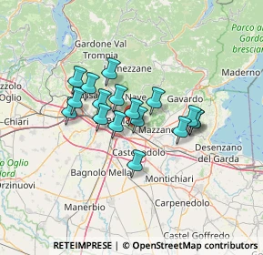 Mappa Via Temistocle Lovatini, 25135 Brescia BS, Italia (9.90941)