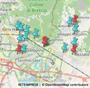 Mappa Via Temistocle Lovatini, 25135 Brescia BS, Italia (1.99875)