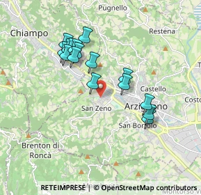 Mappa Via Tevere, 36071 Arzignano VI, Italia (1.62813)