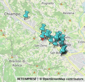 Mappa Via Tevere, 36071 Arzignano VI, Italia (1.41684)