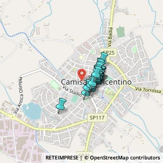 Mappa Viale Giovanni Spadolini, 36043 Camisano Vicentino VI, Italia (0.2215)