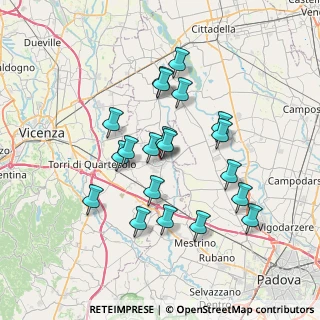Mappa Via Ugo la Malfa, 36043 Camisano Vicentino VI, Italia (6.424)