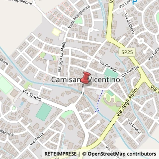 Mappa Via XX Settembre, 28, 36043 Camisano Vicentino, Vicenza (Veneto)