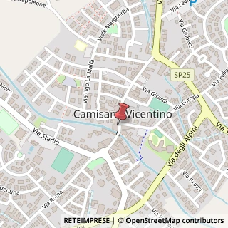 Mappa Via XX Settembre, 30, 36043 Camisano Vicentino VI, Italia, 36043 Camisano Vicentino, Vicenza (Veneto)