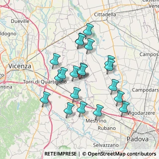 Mappa Via Cadorna, 36043 Camisano Vicentino VI, Italia (6.419)