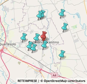 Mappa Via Cadorna, 36043 Camisano Vicentino VI, Italia (3.13455)