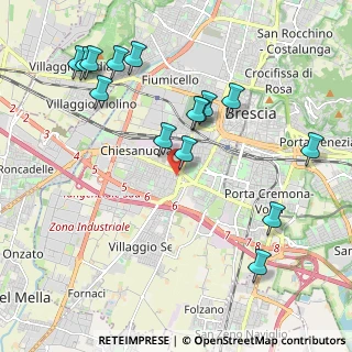Mappa Via Orzinuovi angolo, 25125 Brescia BS, Italia (2.21467)