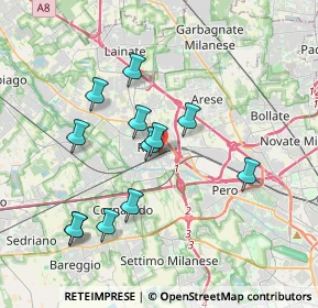 Mappa 20016 Rho MI, Italia (3.465)