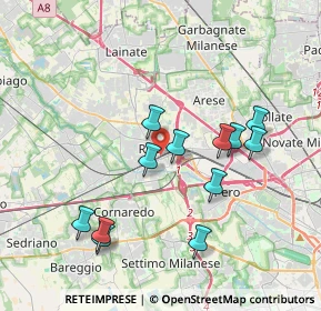 Mappa 20016 Rho MI, Italia (3.62333)