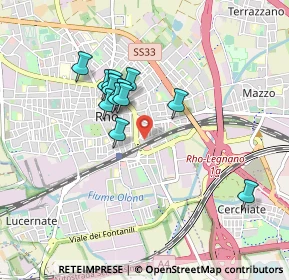 Mappa 20016 Rho MI, Italia (0.725)