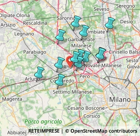 Mappa 20016 Rho MI, Italia (5.21385)