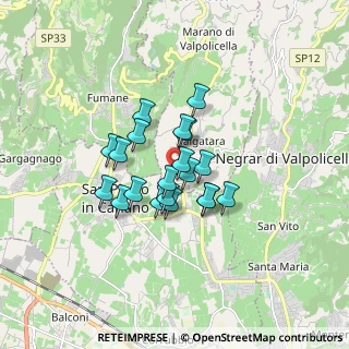 Mappa Via Granda, 37020 Marano di Valpolicella VR, Italia (1.151)