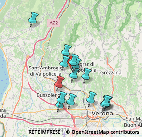 Mappa Via Granda, 37020 Marano di Valpolicella VR, Italia (6.94733)