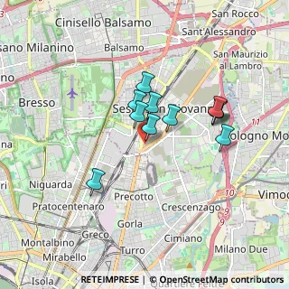 Mappa Viale Marelli 339 Ang. Via Pavese, 20099 Sesto San Giovanni MI, Italia (1.36182)