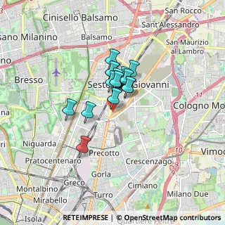 Mappa Viale Marelli 339 Ang. Via Pavese, 20099 Sesto San Giovanni MI, Italia (1.03688)
