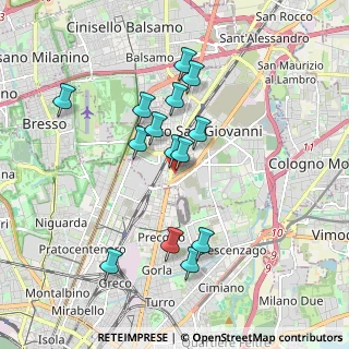Mappa Viale Marelli 339 Ang. Via Pavese, 20099 Sesto San Giovanni MI, Italia (1.66857)