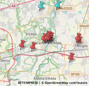 Mappa Via Michelangelo Buonarroti, 20062 Cassano d'Adda MI, Italia (2.78857)