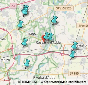 Mappa Via Michelangelo Buonarroti, 20062 Cassano d'Adda MI, Italia (4.36538)