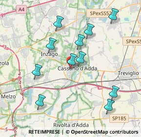 Mappa Via Michelangelo Buonarroti, 20062 Cassano d'Adda MI, Italia (3.89)