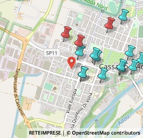 Mappa Via Michelangelo Buonarroti, 20062 Cassano d'Adda MI, Italia (0.506)