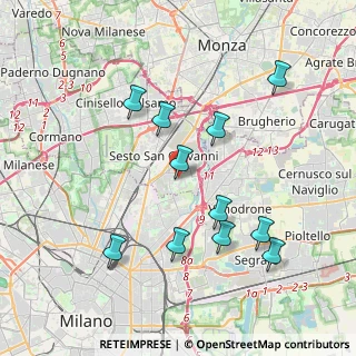 Mappa Via Carlo Marx, 20099 Sesto San Giovanni MI, Italia (3.87364)