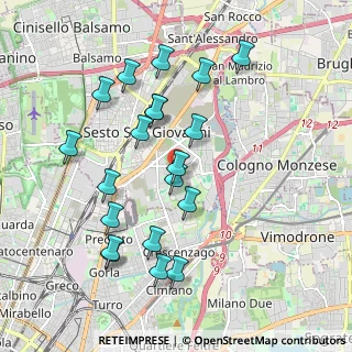 Mappa Via Carlo Marx, 20099 Sesto San Giovanni MI, Italia (1.9475)