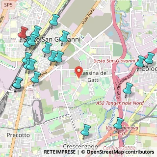 Mappa Via Carlo Marx, 20099 Sesto San Giovanni MI, Italia (1.462)