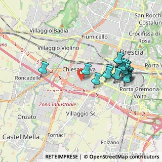 Mappa Via Genova, 25125 Brescia BS, Italia (1.889)