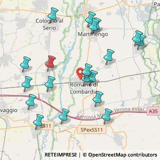 Mappa Vicolo Michele Ponzetti, 24058 Romano di Lombardia BG, Italia (4.69105)