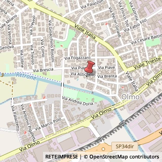 Mappa Via Astichello, 25, 36051 Creazzo, Vicenza (Veneto)