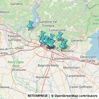 Mappa Via Emilio Salgari, 25125 Brescia BS, Italia (6.38818)
