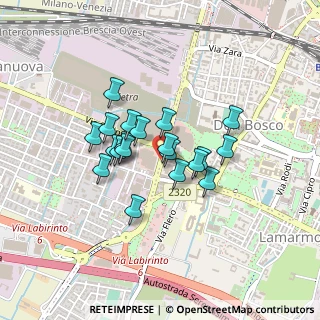 Mappa Via Emilio Salgari, 25125 Brescia BS, Italia (0.3085)