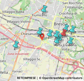 Mappa Via Emilio Salgari, 25125 Brescia BS, Italia (1.77545)