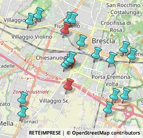 Mappa Via Emilio Salgari, 25125 Brescia BS, Italia (2.21842)