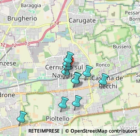 Mappa Via Cardinale Ferrari, 20063 Cernusco sul Naviglio MI, Italia (1.47182)