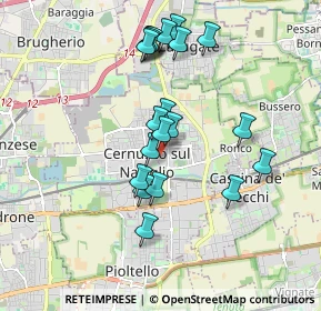 Mappa Via Cardinale Ferrari, 20063 Cernusco sul Naviglio MI, Italia (1.6615)