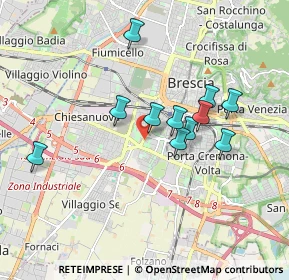 Mappa Via Domenico Viotto, 25125 Brescia BS, Italia (1.53182)