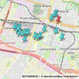 Mappa Via Domenico Viotto, 25125 Brescia BS, Italia (0.963)