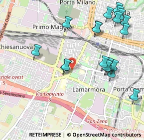 Mappa Via Domenico Viotto, 25125 Brescia BS, Italia (1.202)